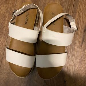 Soda Platform Sandals